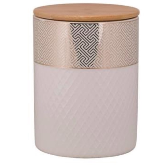 Anthropologie Other - 💕HP💕Geometric print porcelain canister